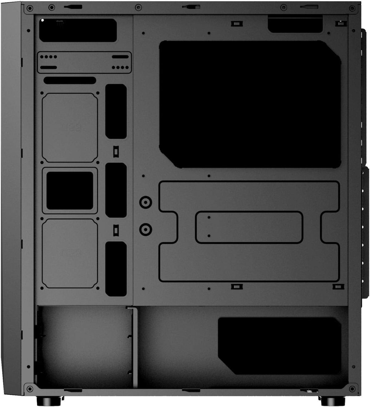 GABINETE XZEAL XZ120 CON VENTANA MATX S/FUENTE RGB NEGRO XZCGB03B DIRECTO CON EL FABRICANTE - rogeek