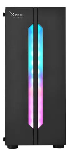 GABINETE XZEAL XZ120 CON VENTANA MATX S/FUENTE RGB NEGRO XZCGB03B DIRECTO CON EL FABRICANTE - rogeek