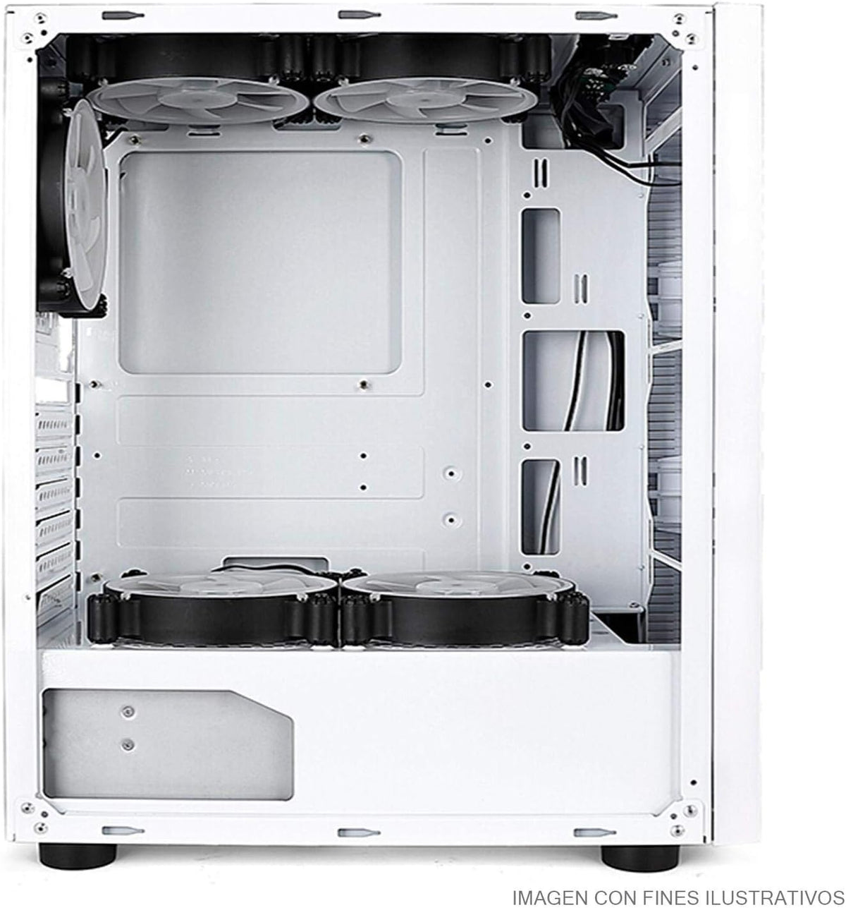 GABINETE XZEAL XZ130 CON VENTANA MATX 3VEN S/FUENTE NEGRO XZCGB06B DIRECTO CON EL FABRICANTE - rogeek