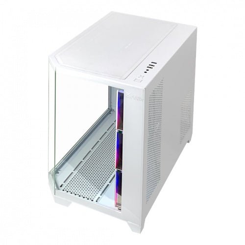 GABINETE XZEAL XZ150 ARGB 4VEN S/FUENTE BLANCO ATX/MICRO-ATX XZGAXT1W GARANTIA CON FABRICANTE - rogeek