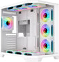GABINETE XZEAL XZ150 ARGB 4VEN S/FUENTE BLANCO ATX/MICRO - ATX XZGAXT1W GARANTIA CON FABRICANTE - rogeek