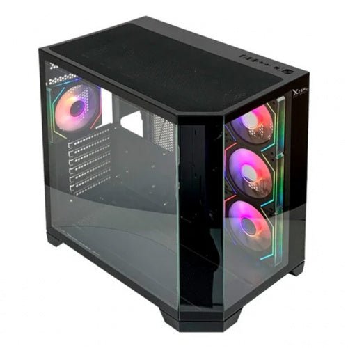 GABINETE XZEAL XZ150 RGB 4VEN S/FUENTE NEGRO ATX/MICRO-ATX XZGAXT1B DIRECTO CON EL FABRICANTE - rogeek