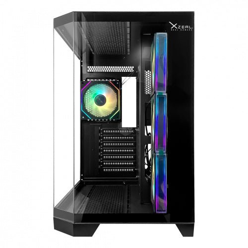 GABINETE XZEAL XZ150 RGB 4VEN S/FUENTE NEGRO ATX/MICRO-ATX XZGAXT1B DIRECTO CON EL FABRICANTE - rogeek