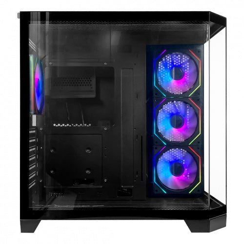 GABINETE XZEAL XZ150 RGB 4VEN S/FUENTE NEGRO ATX/MICRO-ATX XZGAXT1B DIRECTO CON EL FABRICANTE - rogeek