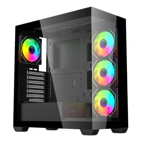 GABINETE XZEAL YRDEN XZ-140 ATX S/FUENTE RGB NEGRO XZCGB08B DIRECTO CON EL FABRICANTE - rogeek