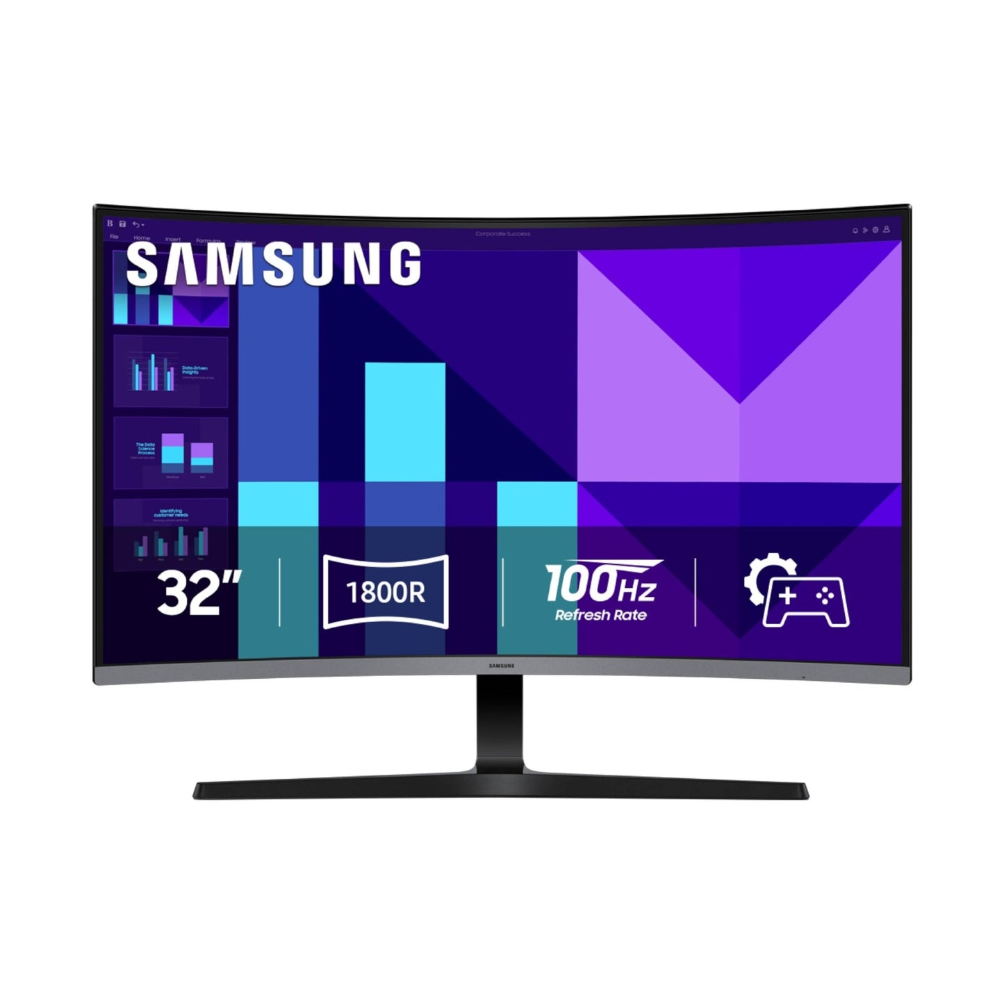 MONITOR 32 SAMSUNG ESSENTIAL S3 S39GD 4MS 100HZ FULL HD VA CURVO - rogeek