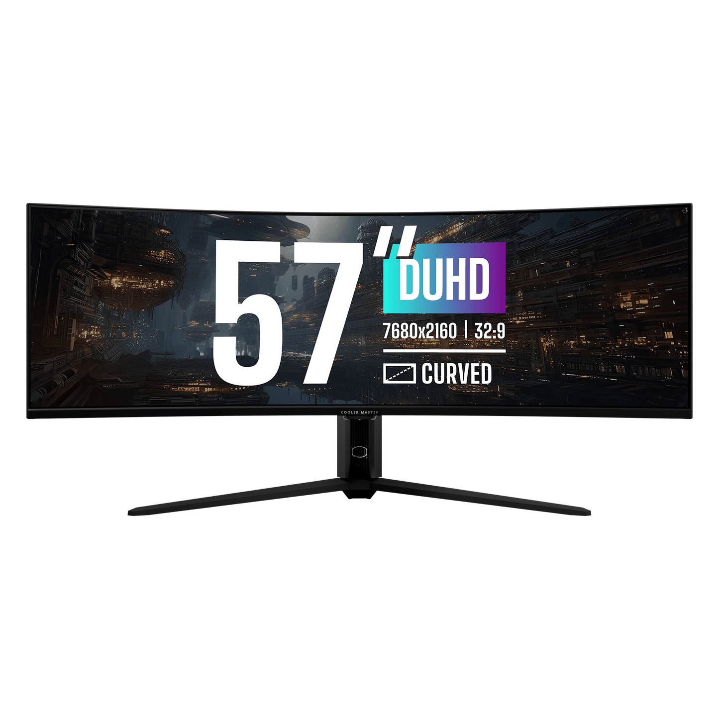 MONITOR 57 COOLER MASTER GP57ZS 1MS 120HZ DUHD GAMER VA CURVO USB - C FREESYNC - rogeek