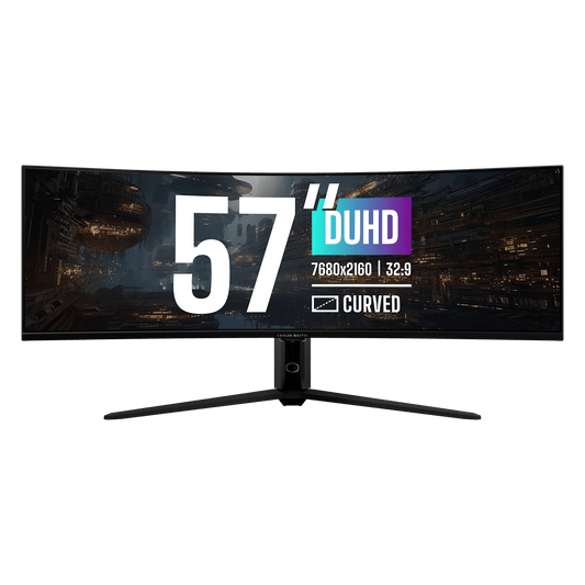 MONITOR 57 COOLER MASTER GP57ZS 1MS 120HZ DUHD GAMER VA CURVO USB - C FREESYNC - rogeek