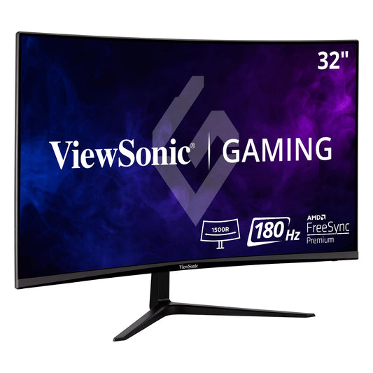 MONITOR VIEWSONIC 32 VX3218 - PC - MHD CURVO FULL HD 1MS 180HZ HDMI DP - rogeek