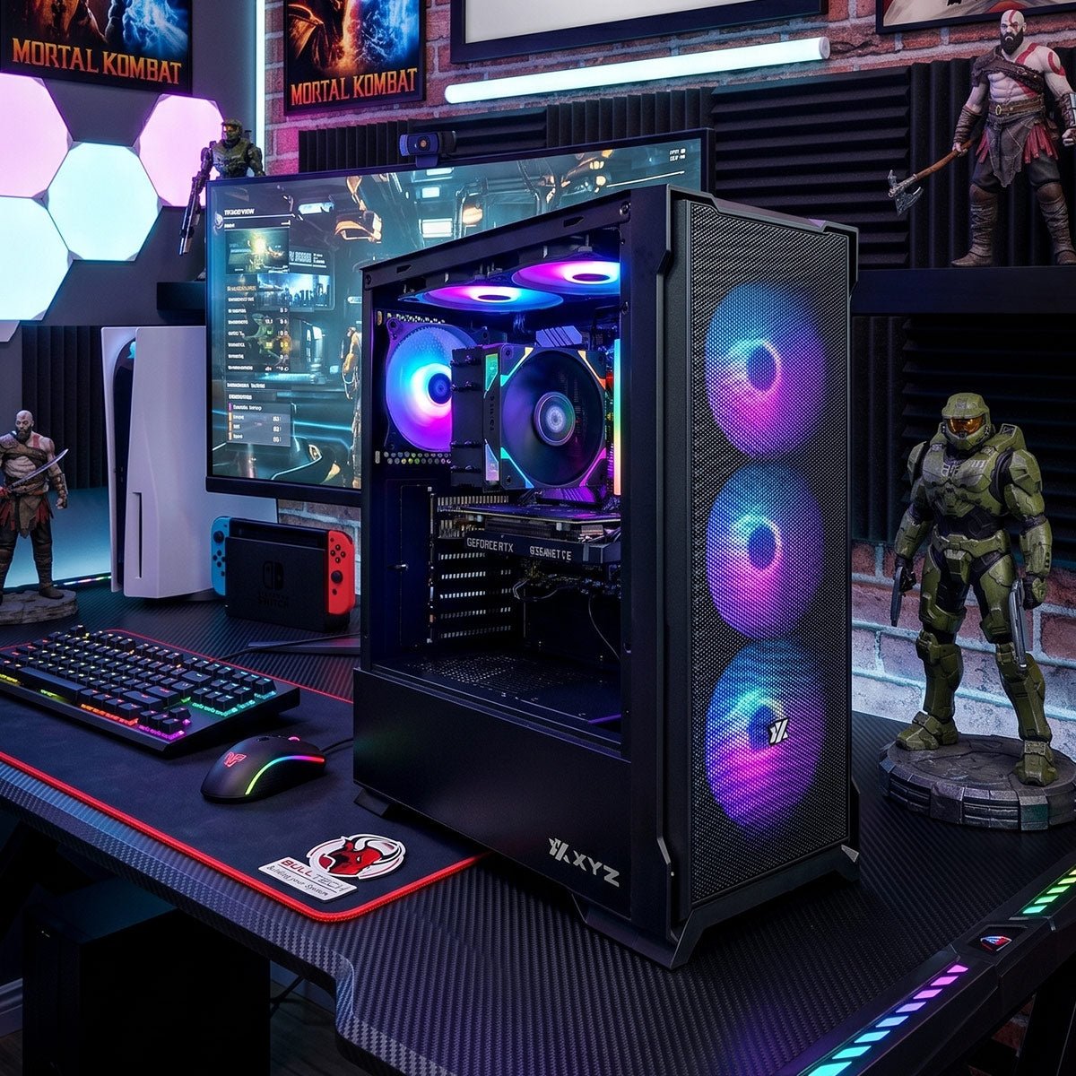 PC Gamer | AMD Ryzen 5 7600 | RTX 5060 8GB OC GDDR7 | 16GB DDR5 5600 | SSD NVMe 1TB | ASUS PRIME B840M - A | Liquid Cooling 240MM | 650W MSI MAG - rogeek