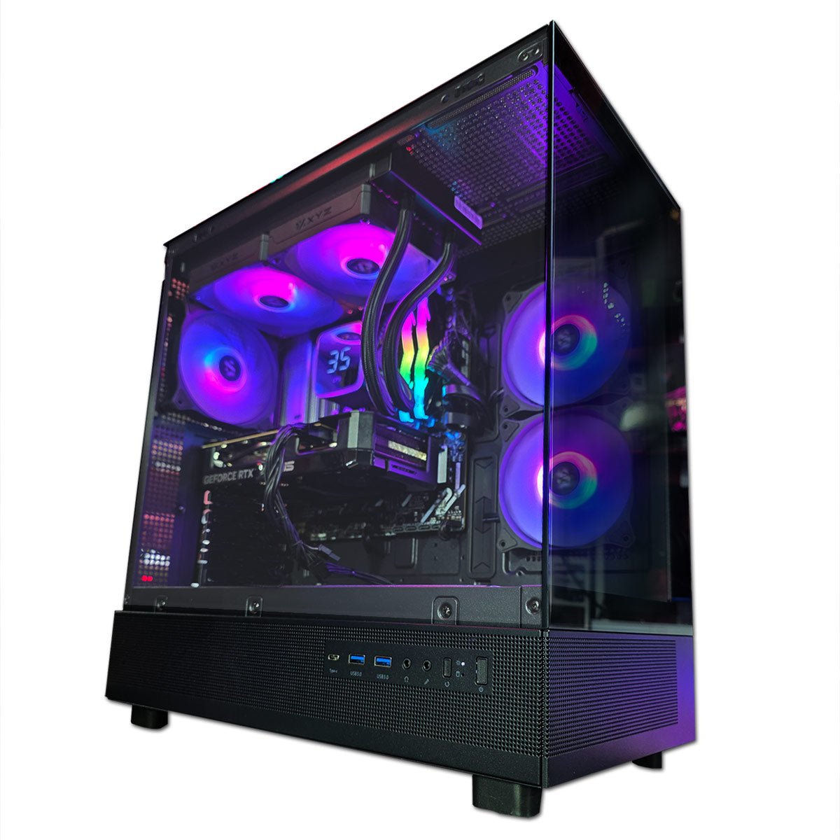 PC Gamer | AMD Ryzen 5 7600 | RTX 5060 8GB OC GDDR7 | 64GB DDR5 5600 | SSD NVMe 1TB | ASUS PRIME B840M - A | Enfriamiento Líquido 240MM | 650W 80 Plus - rogeek