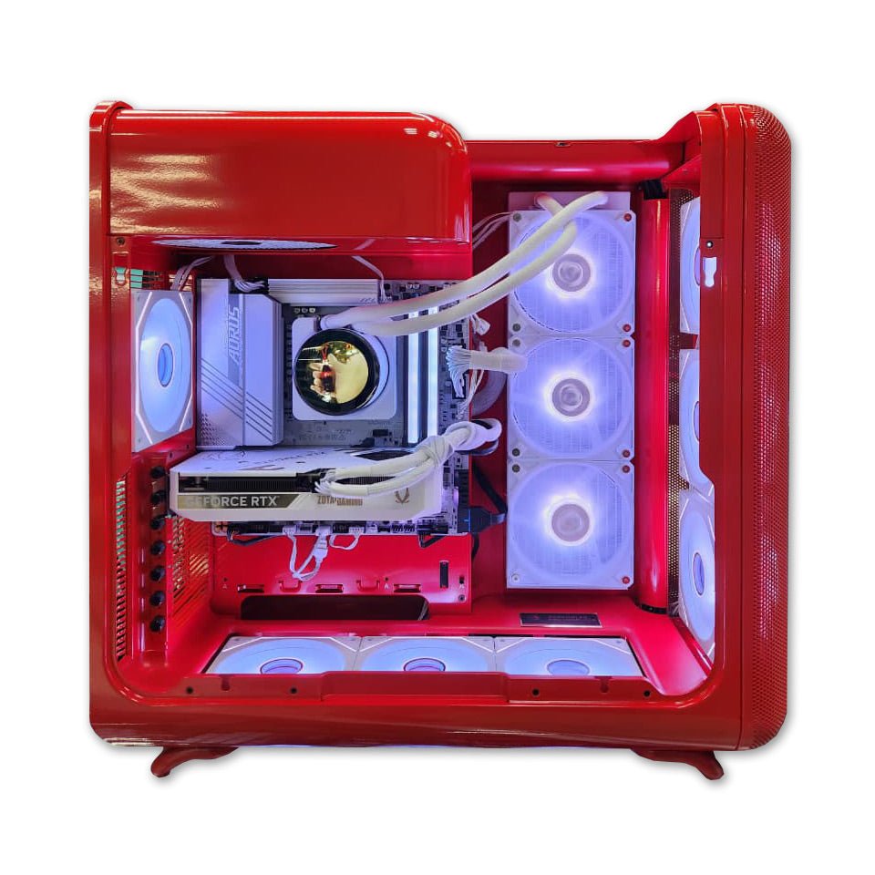 PC Gamer | Ryzen 5 8600G | RTX 5060 Ti | 32GB DDR5 6000 | 2TB NVMe | B650 AORUS Elite | Liquid Cooling LCD ARGB | 750W White | HYTE X50 Wild Cherry - rogeek