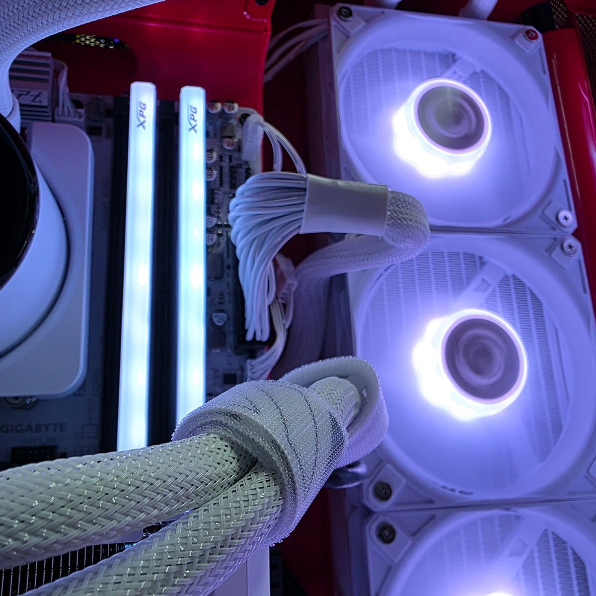 PC Gamer | Ryzen 5 8600G | RTX 5060 Ti | 32GB DDR5 6000 | 2TB NVMe | B650 AORUS Elite | Liquid Cooling LCD ARGB | 750W White | HYTE X50 Wild Cherry - rogeek