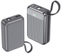 Power Bank | C11 | 20000mAh PD22.5W | Type-C | Linea Apple + linea Type-C | No | Pantalla LED | 44 | Plateado/Gris oscuro - rogeek