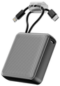 Power Bank | UF - D711 | 10000mAh PD22.5W | Type - C | Linea Apple + linea Type - C | Cable USB a Type - C | Pantalla LED | 50 | Plateado/Gris oscuro - rogeek