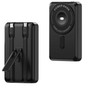 Power Bank | UF - W60 | 10000mAh PD22.5W | Type - C | 1 linea IP | Cable bidireccional Type - C | Magnetico + soporte ajustable | 50 | Negro - rogeek