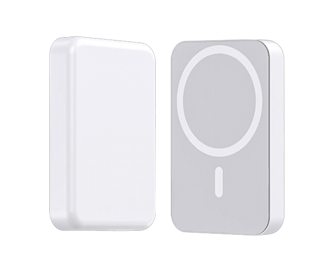 Power Bank | US - D494 | 10000mAh 2.4A | 5V/3A | Inalambrico 15W | Cable C - C | Carga magnetica | - | Blanco/Azul/Rosa - rogeek