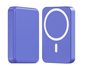 Power Bank | US - D494 | 10000mAh 2.4A | 5V/3A | Inalambrico 15W | Cable C - C | Carga magnetica | - | Blanco/Azul/Rosa - rogeek