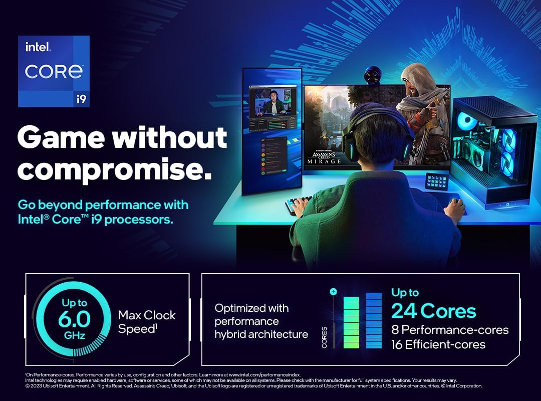 PROCESADOR INTEL CORE I9 14900KF 5.8HZ LGA1700 BX8071514900KF 12M DE GARANTIA - rogeek
