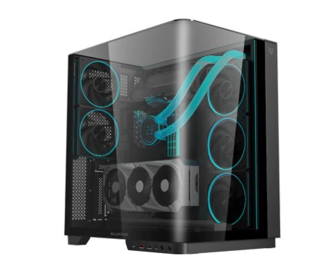REMATE GABINETE BALAM RUSH TANK EXPERT 7800 NEGRO ATX USB-3.0 CRISTAL S/FUENTE BR-941556 1M DE GARANTIA - rogeek