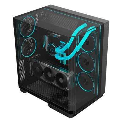 REMATE GABINETE BALAM RUSH TANK EXPERT 7800 NEGRO ATX USB-3.0 CRISTAL S/FUENTE BR-941556 1M DE GARANTIA - rogeek
