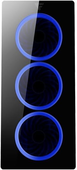 REMATE GABINETE GAME FACTOR CSG501 NEGRO VENTILADOR RGB S/FUENTE ACRILICO USB 3.0 CSG-501 1M DE GARANTIA - rogeek