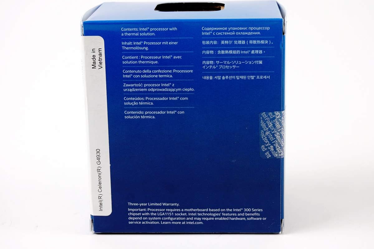 REMATE PROCESADOR INTEL CELERON G4930 3.2GHZ 1151 BX80684G4930 1M DE GARANTIA - rogeek