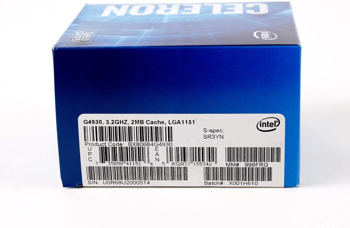 REMATE PROCESADOR INTEL CELERON G4930 3.2GHZ 1151 BX80684G4930 1M DE GARANTIA - rogeek