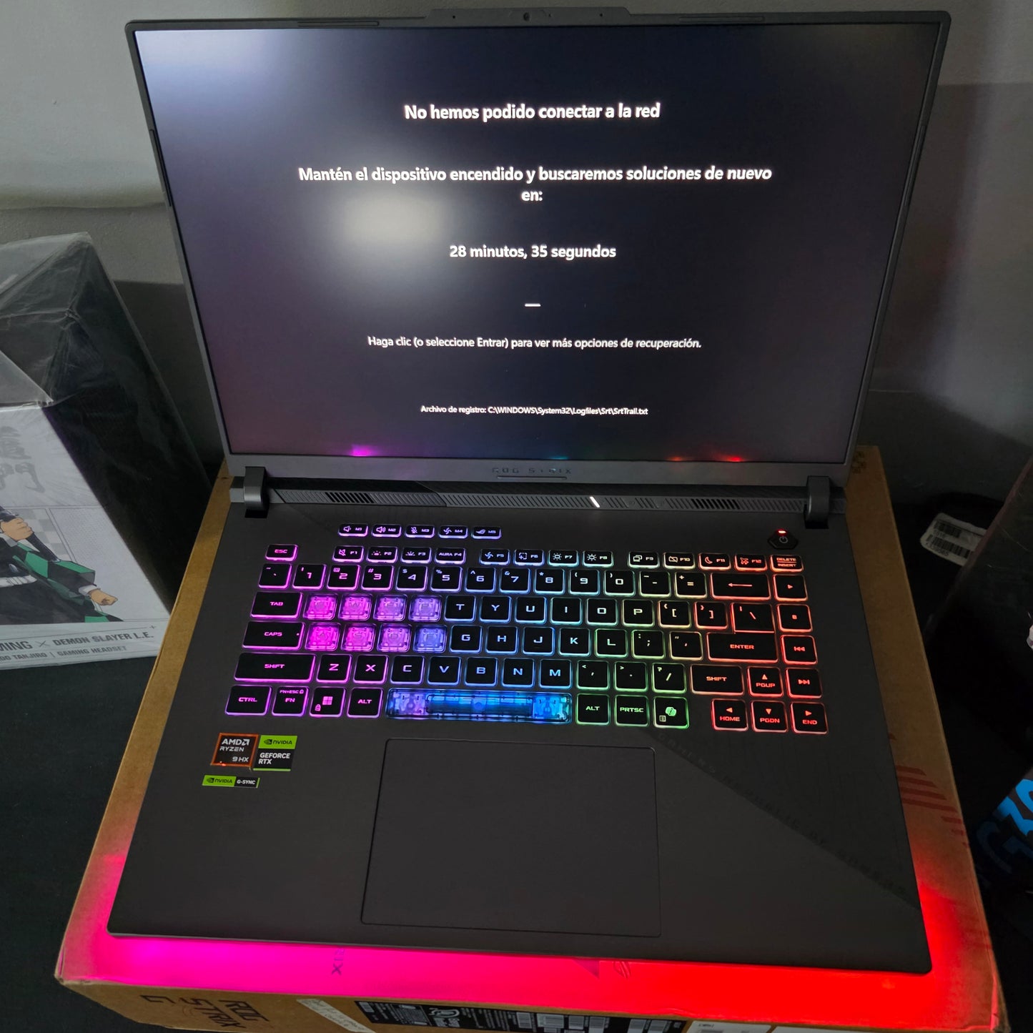 ASUS ROG STRIX
Ryzen 9 9955HX 16GB DDR5 1TB SSD RTX 5060 16" WUXGA W11 Home