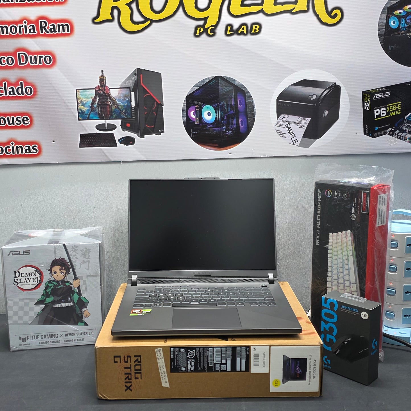 ASUS ROG STRIX
Ryzen 9 9955HX 16GB DDR5 1TB SSD RTX 5060 16" WUXGA W11 Home