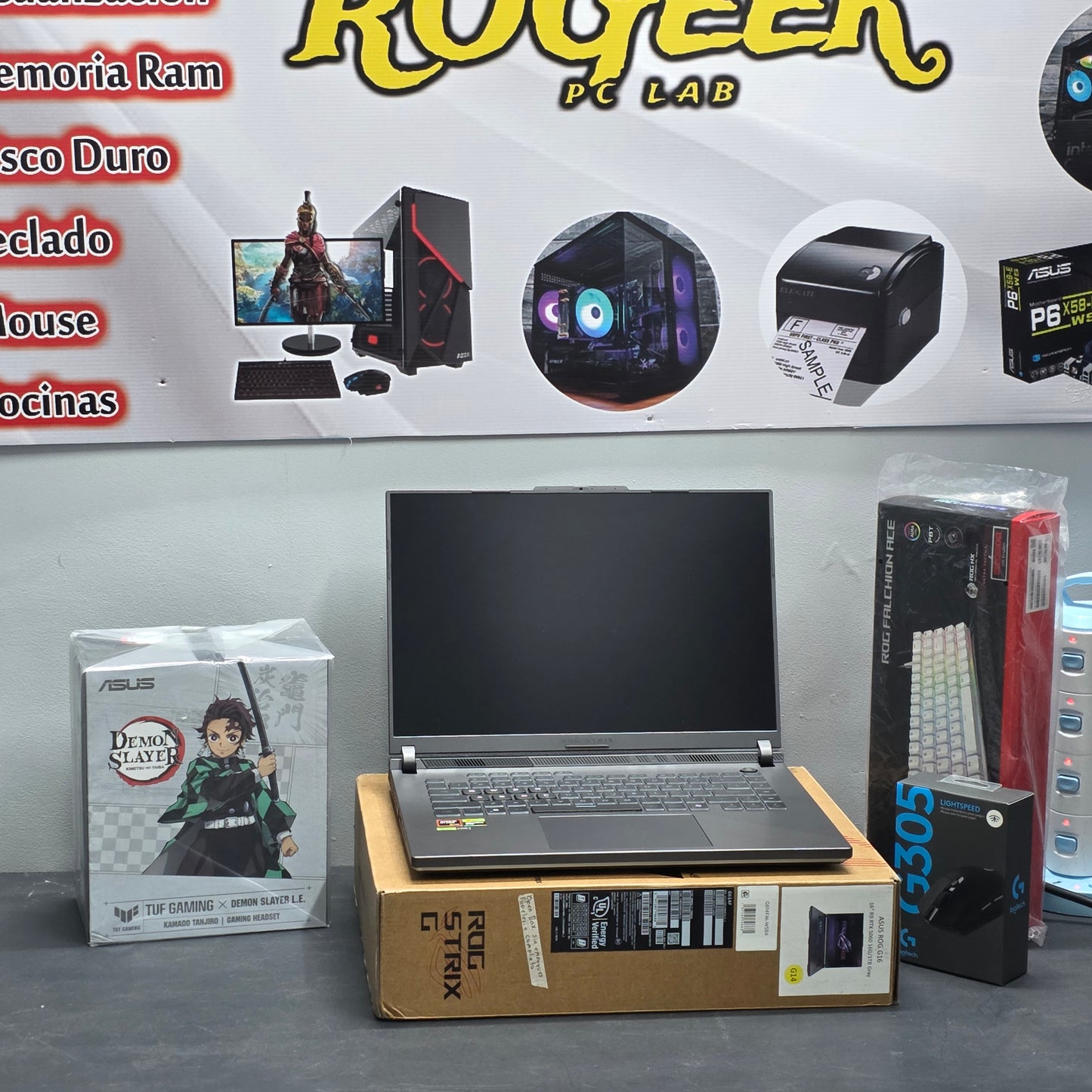 ASUS ROG STRIX
Ryzen 9 9955HX 16GB DDR5 1TB SSD RTX 5060 16" WUXGA W11 Home