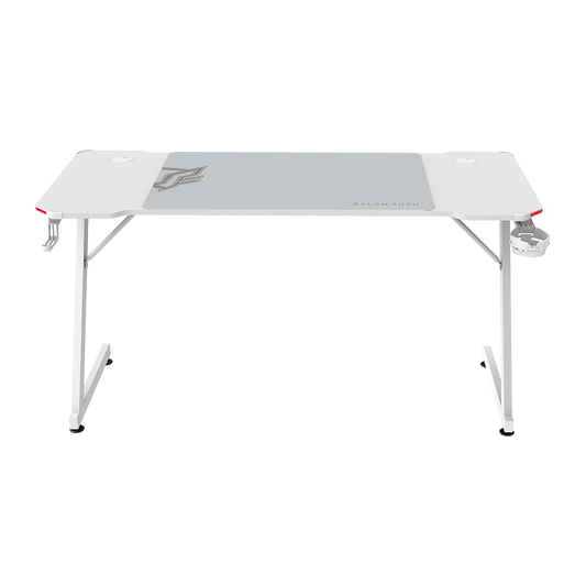 SCRITORIO GAMER BALAM RUSH ERGONOMICO OLYMPUS SPOT GLOW MRX6000 BLANCO - rogeek