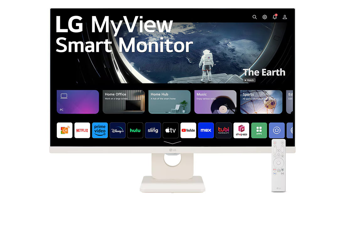 MONITOR 27 LG SMART 27SR50F-W 5MS 60HZ FULL HD IPS USB-A BLANCO