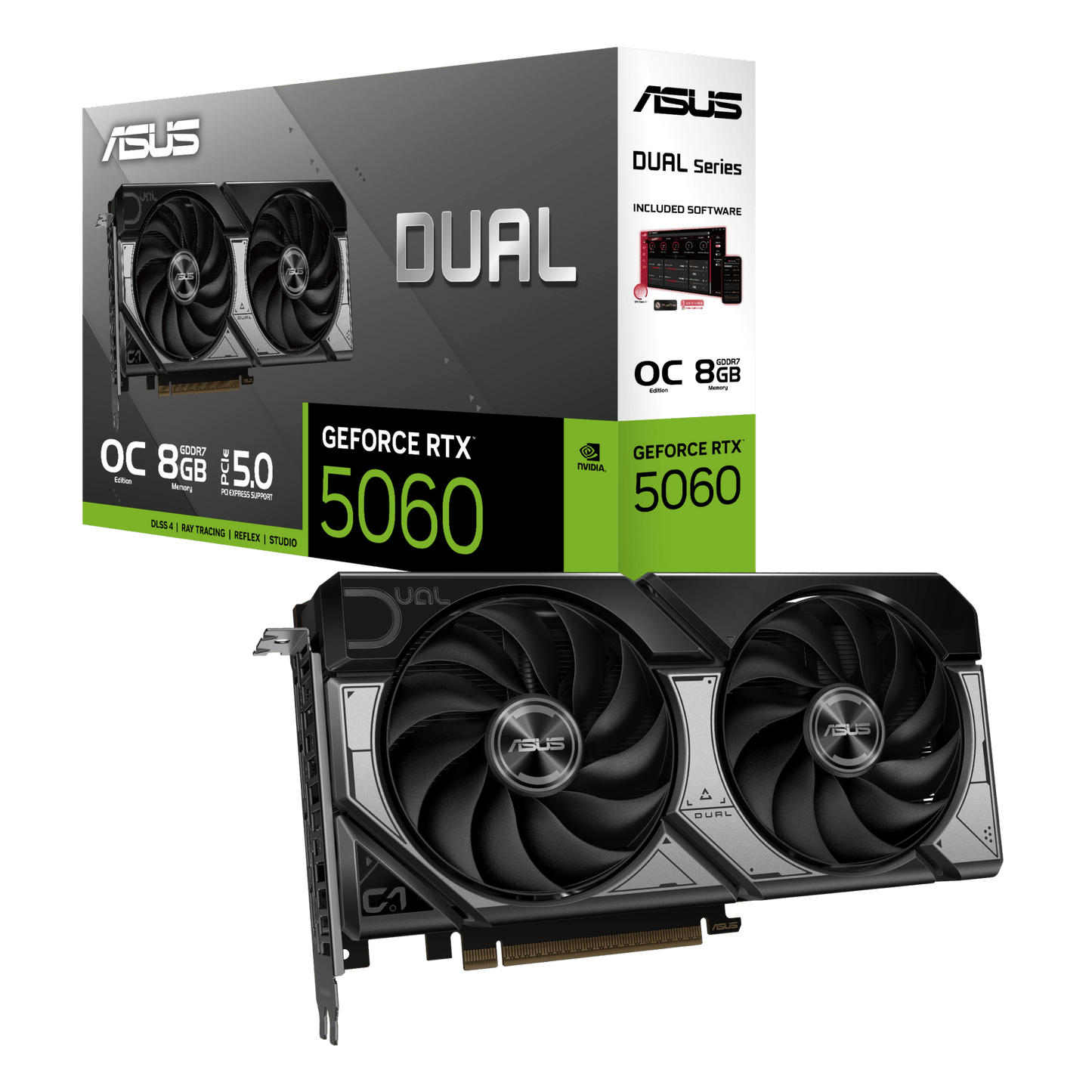 TARJETA DE VIDEO ASUS RTX5060 8GB GDDR7 DUAL - rogeek