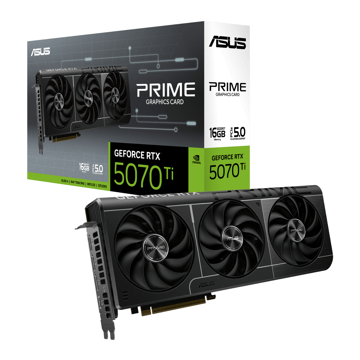 TARJETA DE VIDEO ASUS RTX5070TI 16GB GDDR7 PRIME OC - rogeek