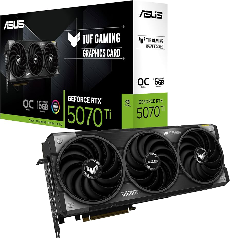 TARJETA DE VIDEO ASUS RTX5070TI 16GB GDDR7 TUF GAMING - rogeek