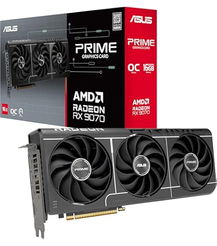 TARJETA DE VIDEO ASUS RX9070 16GB GDDR6 PRIME - rogeek