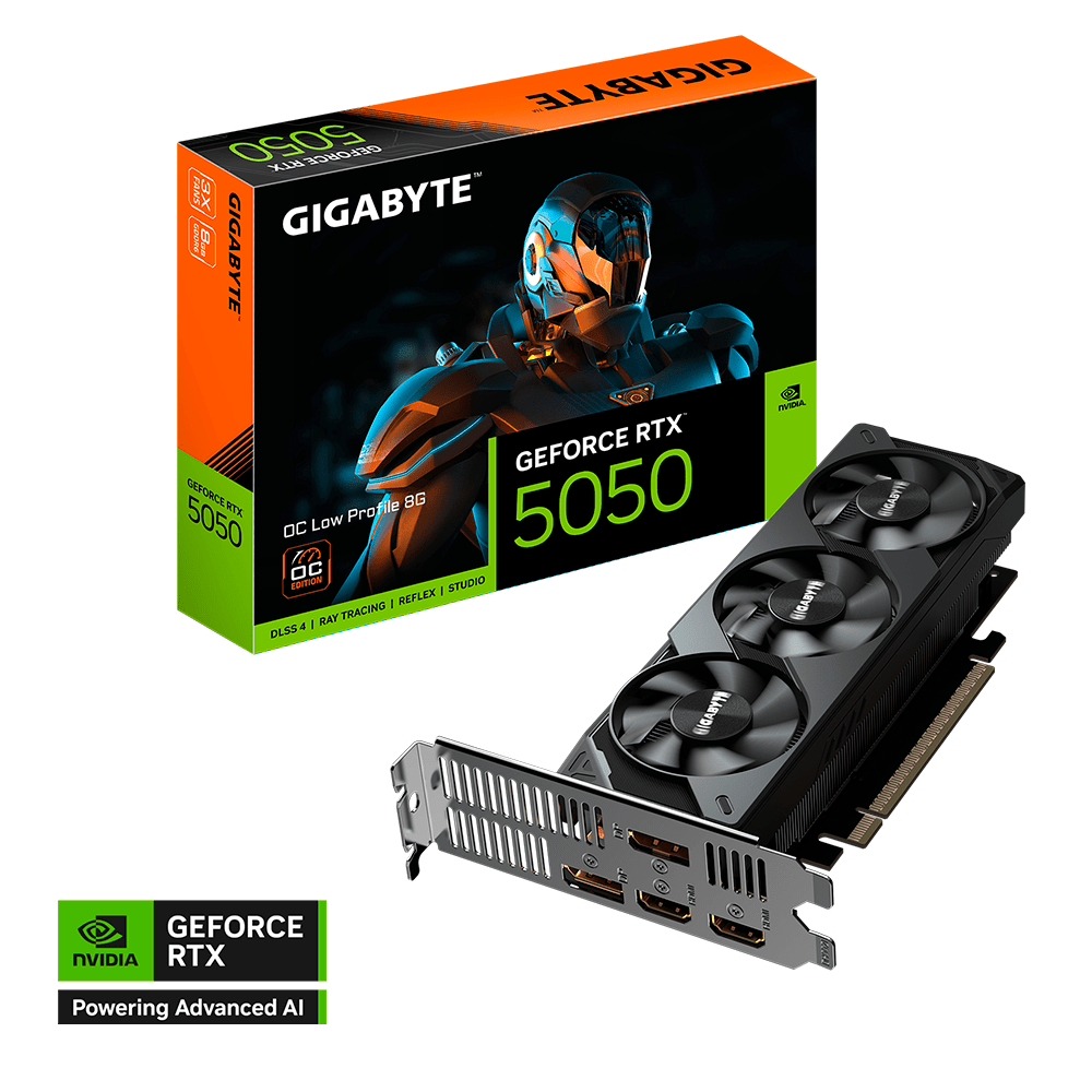 TARJETA DE VIDEO GIGABYTE RTX5050 8GB GDDR6 LOW PROFILE - rogeek