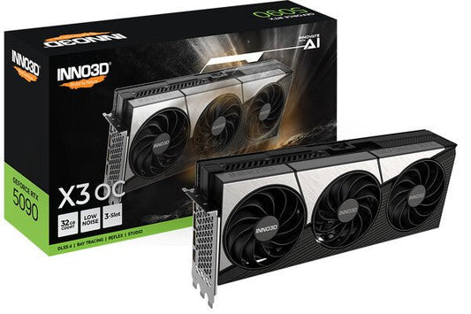 TARJETA DE VIDEO INNO3D NVIDIA GEFORCE RTX 5090 X3 OC 32GB GDDR7 HDMI DP N50903 - 32D7X - 17593928 - rogeek