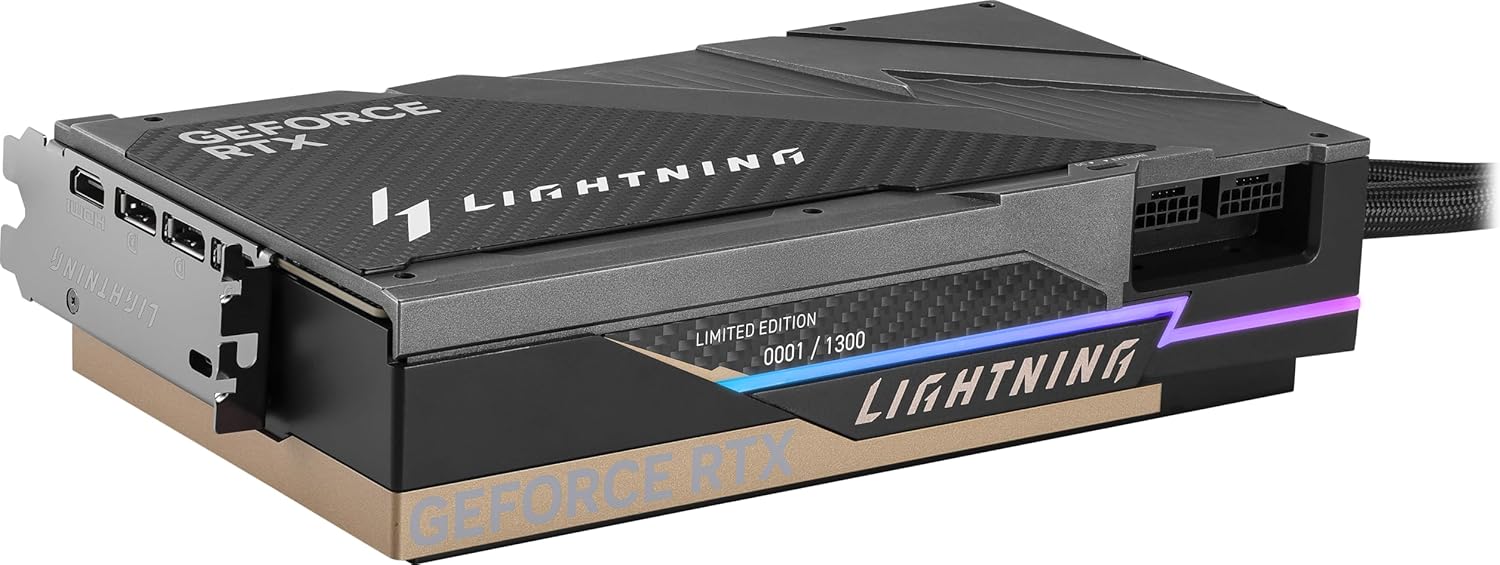 TARJETA DE VIDEO NVIDIA GEFORCE RTX5090 32GB GDDR7 MSI RTX 5090 32G LIGHTNING Z - rogeek