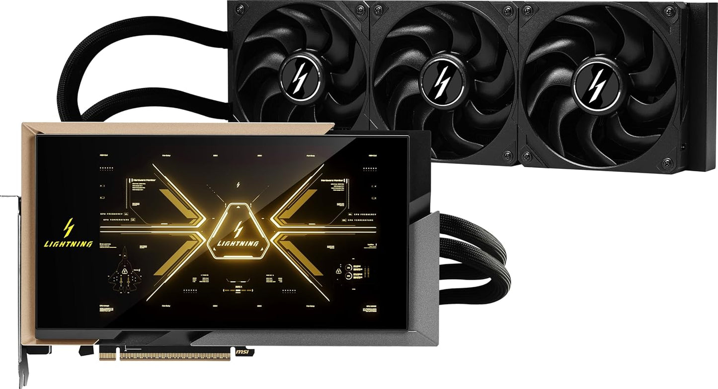 TARJETA DE VIDEO NVIDIA GEFORCE RTX5090 32GB GDDR7 MSI RTX 5090 32G LIGHTNING Z - rogeek