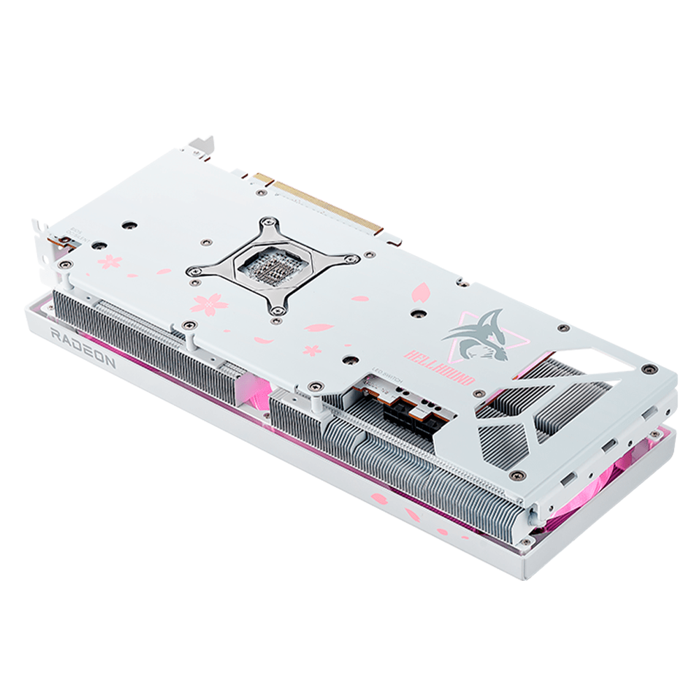 TARJETA DE VIDEO POWER COLOR RX7800XT 16GB GDDR6 SAKURA HELLHOUND - rogeek