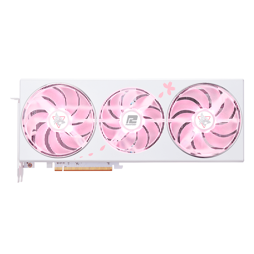 TARJETA DE VIDEO POWER COLOR RX7800XT 16GB GDDR6 SAKURA HELLHOUND - rogeek